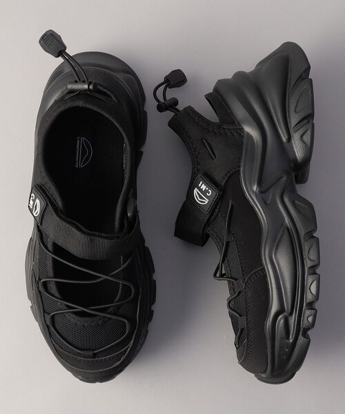 coen（コーエン）の「【C.Mt】クロスループスニーカー（WEB限定サイズ）（スニーカー・レディース・ブラック/オフホワイト・24.5cm/23.5cm/22.5cm）」の14枚目の写真