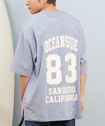 DEAR LAUREL（ディアローレル）の「【ムラサキスポーツ限定】DEAR LAUREL/ディアローレル Tシャツ 半袖 バックプリント 抗菌防臭 UVケア 接触冷感 CAL FOOTBALL TEE D25S2106（Tシャツ/カットソー）」