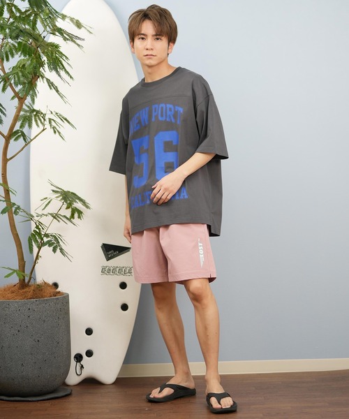 ムラサキスポーツ(ムラサキスポーツ)の「【ムラサキスポーツ限定】DEAR LAUREL/ディアローレル Tシャツ 半袖 バックプリント 抗菌防臭 UVケア 接触冷感 CAL FOOTBALL TEE D25S2106(Tシャツ/カットソー・メンズ・ネイビー/ホワイト/ブラック/サックスブルー・M/L/XL)」の17枚目の写真