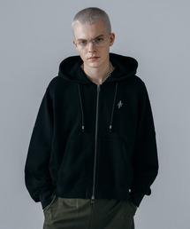 ajouter flow（アジューテフロー）の「【ajouter flow】af metal logo double zip-up hoodie（パーカー）」