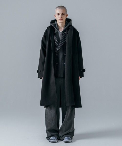 ajouter flow（アジューテフロー）の「【ajouter flow】af metal logo double zip-up hoodie（パーカー・メンズ・ブラック/グレー・M/L）」の5枚目の写真