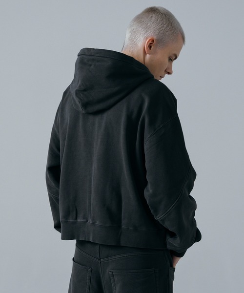 ajouter flow（アジューテフロー）の「【ajouter flow】af metal logo double zip-up hoodie（パーカー・メンズ・ブラック/グレー・M/L）」の11枚目の写真