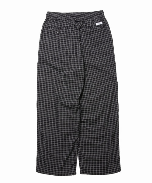 COOTIE PRODUCTIONS（クーティープロダクションズ）の「Amundsen Check Wide Easy Pants（カーゴパンツ・メンズ・ブラック系・SMALL/MEDIUM/LARGE/X-LARGE）」の2枚目の写真