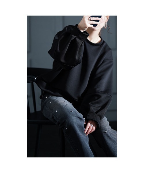 Sawa a la mode（サワアラモード）の「裾ZIPスウェットプルオーバー（スウェット・レディース・ブラック・FREE）」の8枚目の写真