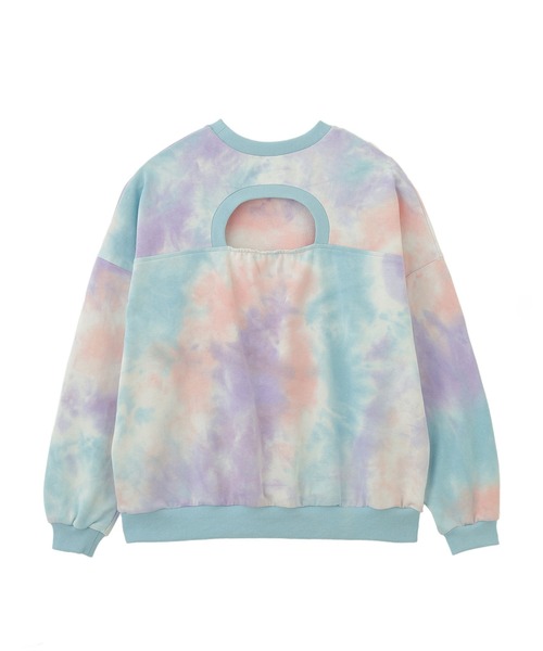 ROSE BUD（ローズバッド）の「【WEB・一部店舗限定】BACK OPEN SWEAT（スウェット・レディース・グレー/ブルー・ONE SIZE）」の9枚目の写真