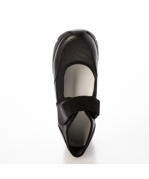 ing(イング)の「【WEB限定】厚底メッシュストラップスニーカー(スニーカー・レディース・ブラック/アイボリー/シルバー・S/M/L)」の15枚目の写真