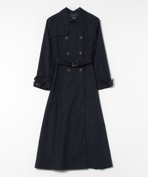 SWINGLE（スウィングル）の「NEWベーシック美シルエットトレンチコート（トレンチコート・レディース・ベージュ/ネイビー/カーキ・SMALL/MEDIUM）」の19枚目の写真