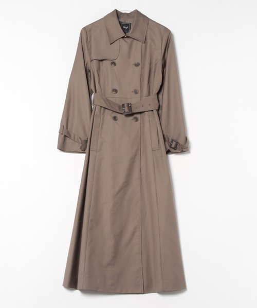 SWINGLE（スウィングル）の「NEWベーシック美シルエットトレンチコート（トレンチコート・レディース・ベージュ/ネイビー/カーキ・SMALL/MEDIUM）」の18枚目の写真