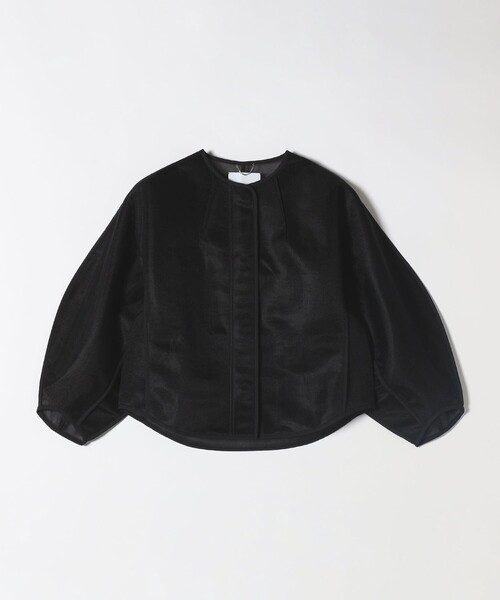 quaranciel(カランシエル)の「quaranciel:〈手洗い可能〉シアー ドルマン ブルゾン ジャケット(ブルゾン・レディース・ブラック・ONE SIZE)」の12枚目の写真