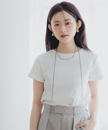 Petitjo | 小さいサイズ　綿混コンパクトTシャツ　低身長さん・小柄女性(Tシャツ/カットソー)