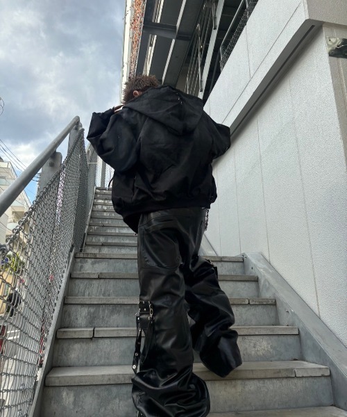 haveyoudiedbefore?】MM Overdyed Canvas Hoodie / 【ハブユー