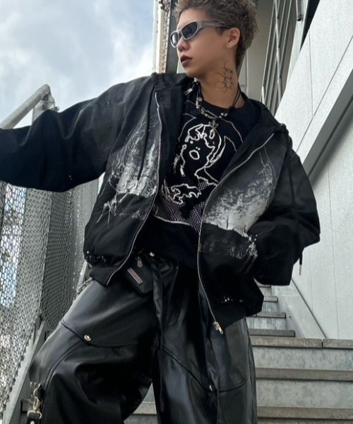 haveyoudiedbefore?】MM Overdyed Canvas Hoodie（パーカー