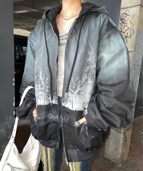 【haveyoudiedbefore?】Overdy Canvas Hoodie haveyoudiedbefore?】MM Overdyed Canvas Hoodie / 【ハブユー
