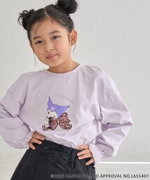 【ROPE' PICNIC×Sanrio characters】【KIDS】スパンコールトップス