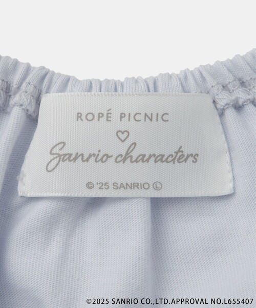 ROPE' PICNIC（ロペピクニック）の「【ROPE' PICNIC×Sanrio characters】【KIDS】スパンコールトップス（Tシャツ/カットソー・キッズ・サックスブルー/ラベンダー・S/M/L）」の17枚目の写真