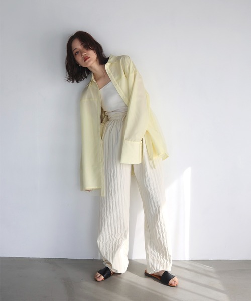 hellam（へラム）の「レイヤードデザイン オーバーサイズシャツ