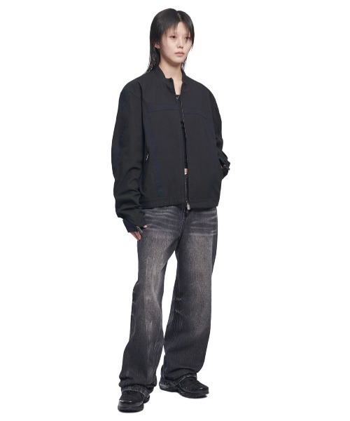 セール】【NOMANUAL】SEMI FLARE DENIM PANTS / 【ノー