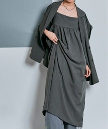 W:Huku（フーク）の「ボリューム ロング キャミ ワンピース（ワンピース）」