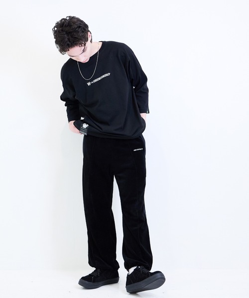 [W] by VIRGOwearworks（ダブリューバイヴァルゴウェアーワークス）の「Football 3/4（Tシャツ/カットソー・メンズ・ネイビー/ブラック/ホワイト・MEDIUM/LARGE/X-LARGE）」の14枚目の写真