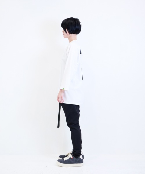 [W] by VIRGOwearworks（ダブリューバイヴァルゴウェアーワークス）の「Football 3/4（Tシャツ/カットソー・メンズ・ネイビー/ブラック/ホワイト・MEDIUM/LARGE/X-LARGE）」の7枚目の写真