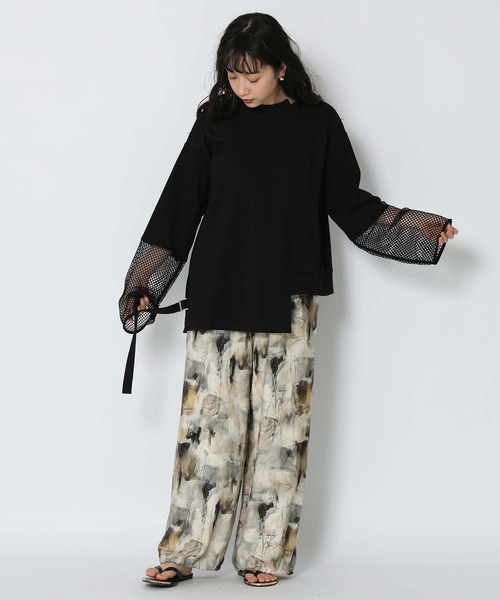 Gready Brilliant(グレディブリリアン)の「ドロストイージーワイドパンツ(その他パンツ・レディース・ブラウン・FREE)」の3枚目の写真