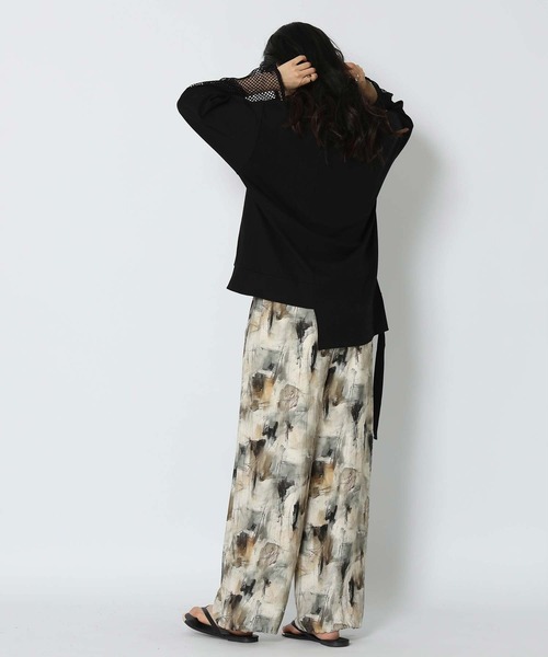 Gready Brilliant(グレディブリリアン)の「ドロストイージーワイドパンツ(その他パンツ・レディース・ブラウン・FREE)」の5枚目の写真