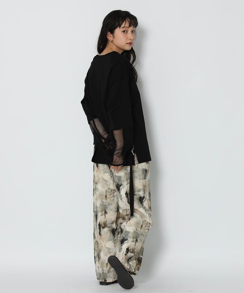 Gready Brilliant(グレディブリリアン)の「ドロストイージーワイドパンツ(その他パンツ・レディース・ブラウン・FREE)」の6枚目の写真