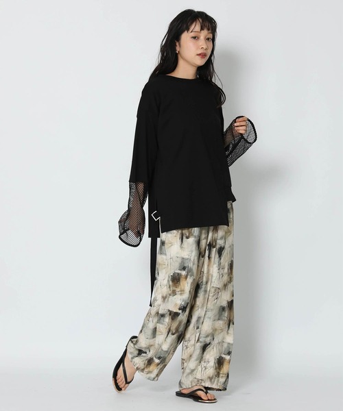 Gready Brilliant(グレディブリリアン)の「ドロストイージーワイドパンツ(その他パンツ・レディース・ブラウン・FREE)」の7枚目の写真