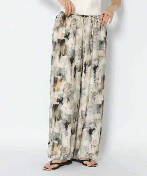 Gready Brilliant(グレディブリリアン)の「ドロストイージーワイドパンツ(その他パンツ・レディース・ブラウン・FREE)」の8枚目の写真