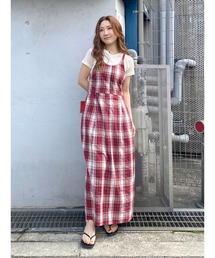 セール】スリーブボリュームマルチストライプワンピース（ワンピース