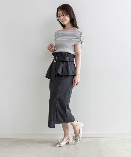 RANDA(ランダ)の「リボンデザインフラットシューズ(パンプス・レディース・ブラック/グレー/アイボリー/ピンク・22/25/24/23/23.5/24.5/22.5/25.5)」の22枚目の写真