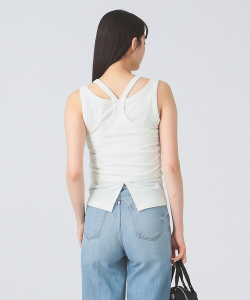Ray BEAMS　BLTEE　タンクトップ Ray BEAMS（レイ ビームス）ベーシック リブ タンクトップ（T