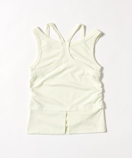 Ray BEAMS(レイビームス)の「Wストラップ テレコ タンクトップ(タンクトップ・レディース・オフホワイト/ブルー/ライム・ONE SIZE)」の14枚目の写真