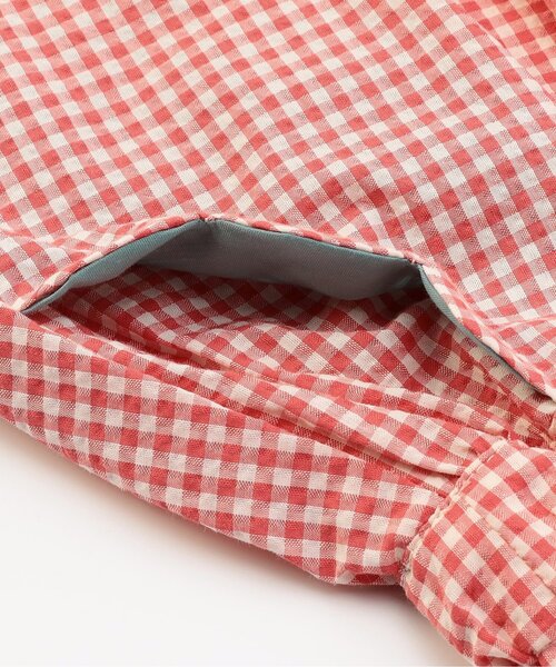 Seraph（セラフ）の「【リンク/ジュニア対応】ガーリーチェック インパンツ付きスカート（スカート・キッズ・ピンク/レッド・90/100/110/120/130/140/80）」の12枚目の写真