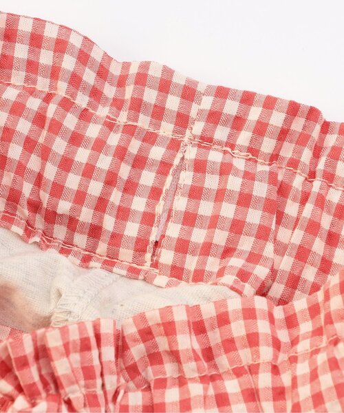 Seraph（セラフ）の「【リンク/ジュニア対応】ガーリーチェック インパンツ付きスカート（スカート・キッズ・ピンク/レッド・90/100/110/120/130/140/80）」の10枚目の写真