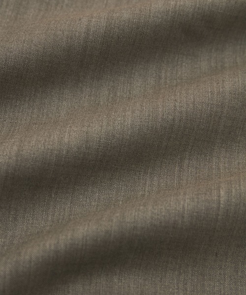 ADAM ET ROPE'(アダムエロペ)の「【サステナブル】3タックトロピカルスラックス(スラックス・レディース・グレー系その他/ブラック・38/36)」の3枚目の写真