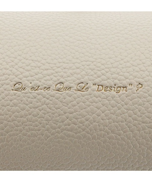Qu'est-ce Que Le “Design”?(ケスクルデザイン)の「【Qu’est-ce Que Le “Design”?/ケスクルデザイン】 2way ハンドバッグ(ハンドバッグ・レディース・ブラック/ネイビー/グレイッシュベージュ/アイボリー・FREE)」の13枚目の写真