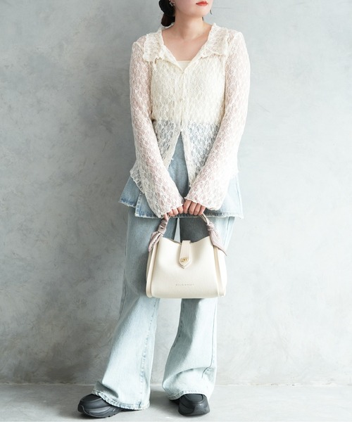 Qu'est-ce Que Le “Design”?(ケスクルデザイン)の「【Qu’est-ce Que Le “Design”?/ケスクルデザイン】 2way ハンドバッグ(ハンドバッグ・レディース・ブラック/ネイビー/グレイッシュベージュ/アイボリー・FREE)」の17枚目の写真
