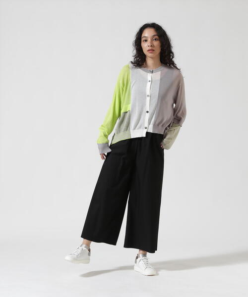 セール】AULA AILA/アウラアイラ/別注カラーブロックシアー