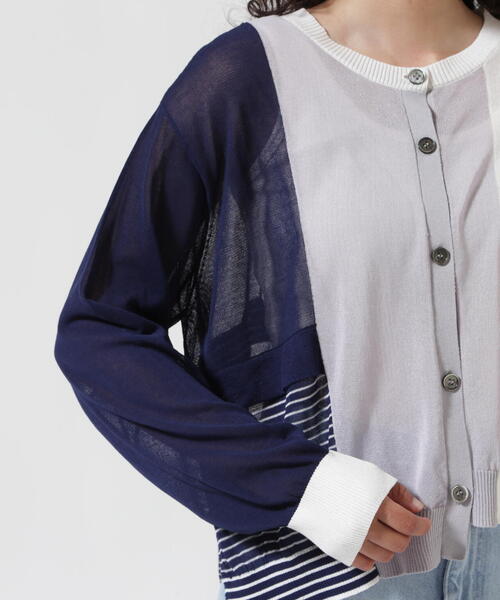 セール】AULA AILA/アウラアイラ/別注カラーブロックシアー