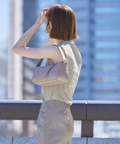 HASHIBAMI(ハシバミ)の「【HASHIBAMI】フェズ ワンハンドル ヨコナガ(ハンドバッグ・レディース・ダークブラウン/ブラック/アイボリー/ローズ系/ネイビー・FREE)」の8枚目の写真