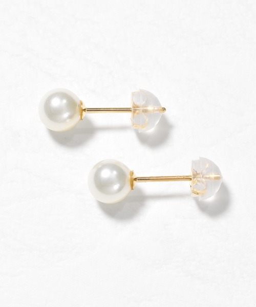Jewel closet by L&Co.(ジュエルクローゼットバイエルアンドコー)の「K10 シェル/貝 パール ピアス(ピアス(両耳用)・レディース・ゴールド系その他/ゴールド系その他2/ゴールド系その他3・FREE)」の11枚目の写真