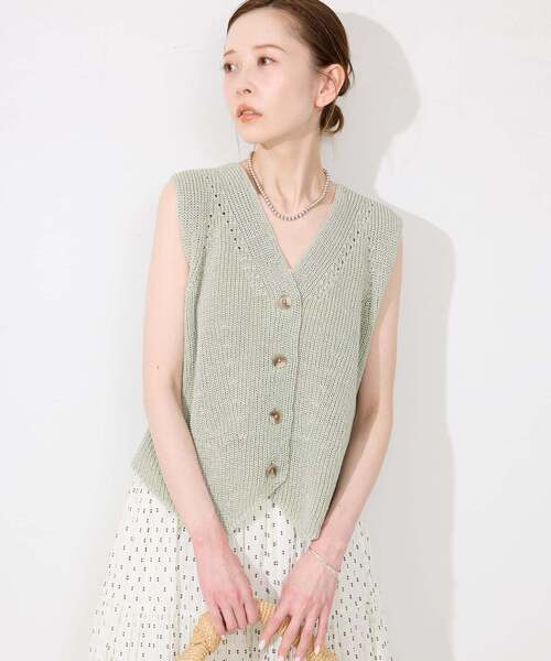 追加》ニットジレ（ニット/セーター）｜SLOBE IENA