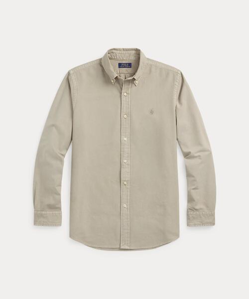 POLO RALPH LAUREN（ポロ ラルフ ローレン）の「クラシック フィット ミネラルダイド オックスフォード シャツ（シャツ/ブラウス・メンズ・グリーン系1・XS/S/M/L/XL/XXL）」の2枚目の写真