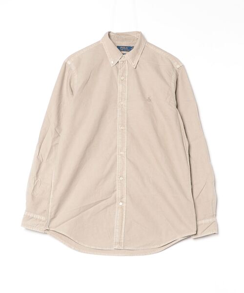 POLO RALPH LAUREN（ポロ ラルフ ローレン）の「クラシック フィット ミネラルダイド オックスフォード シャツ（シャツ/ブラウス・メンズ・グリーン系1・XS/S/M/L/XL/XXL）」の6枚目の写真