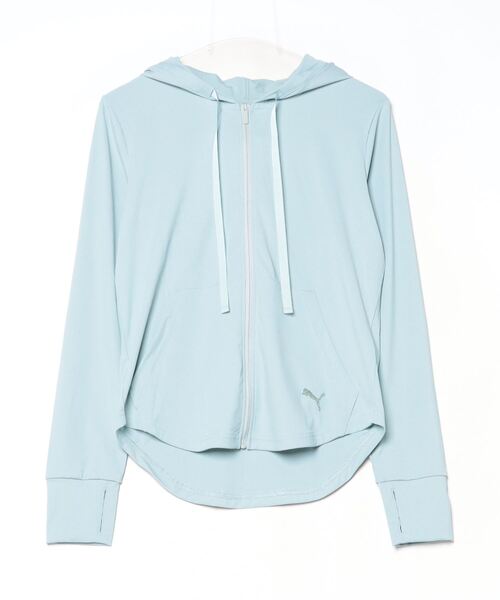 PUMA(プーマ)の「プーマ PUMA SUMMER リブ フーデッドジャケット_(パーカー・レディース・ブラック/ブルー/グリーン・M/L)」の3枚目の写真