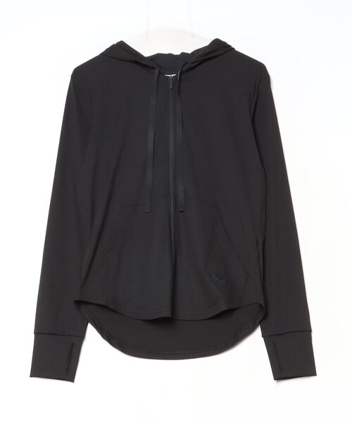 PUMA(プーマ)の「プーマ PUMA SUMMER リブ フーデッドジャケット_(パーカー・レディース・ブラック/ブルー/グリーン・M/L)」の2枚目の写真