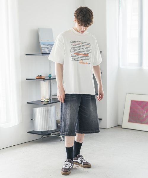 PBLIM(ページボーイリム)の「《UNISEX》テキストロゴTシャツ(Tシャツ/カットソー・レディース・オフホワイト/ブラック・MEDIUM/LARGE)」の20枚目の写真