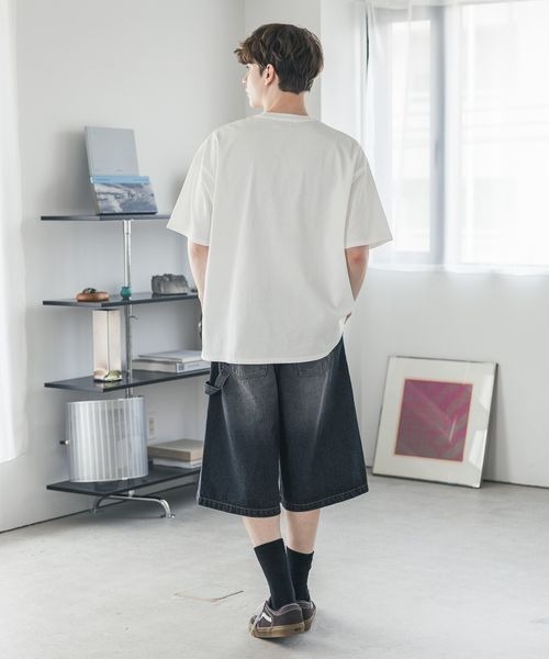PBLIM(ページボーイリム)の「《UNISEX》テキストロゴTシャツ(Tシャツ/カットソー・レディース・オフホワイト/ブラック・MEDIUM/LARGE)」の21枚目の写真