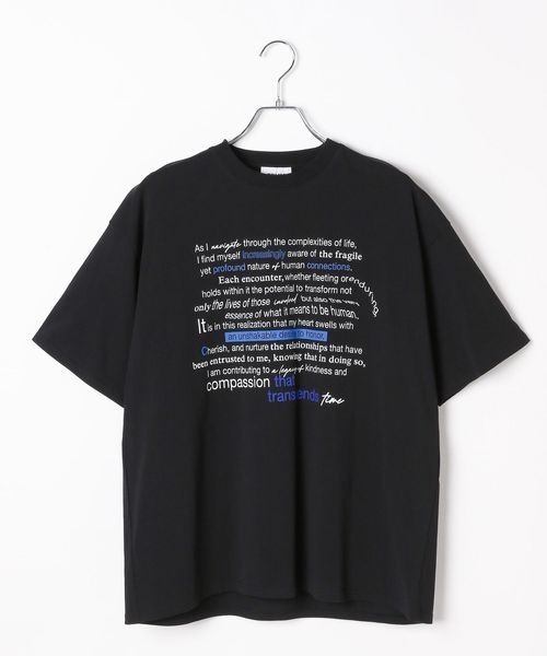 PBLIM(ページボーイリム)の「《UNISEX》テキストロゴTシャツ(Tシャツ/カットソー・レディース・オフホワイト/ブラック・MEDIUM/LARGE)」の8枚目の写真